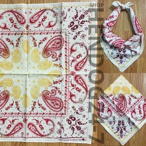 OMBRE PAISLEY BANDANA SCARVE ONE SIZE
